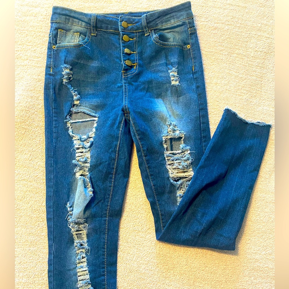 Ripped jeans in size Medium